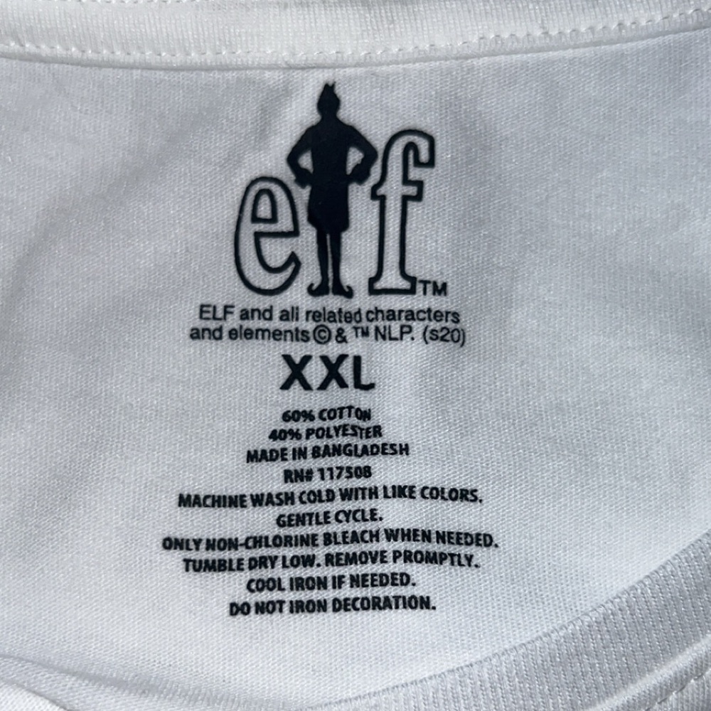 Women's Elf Christmas T-Shirt - Picture 4 of 4